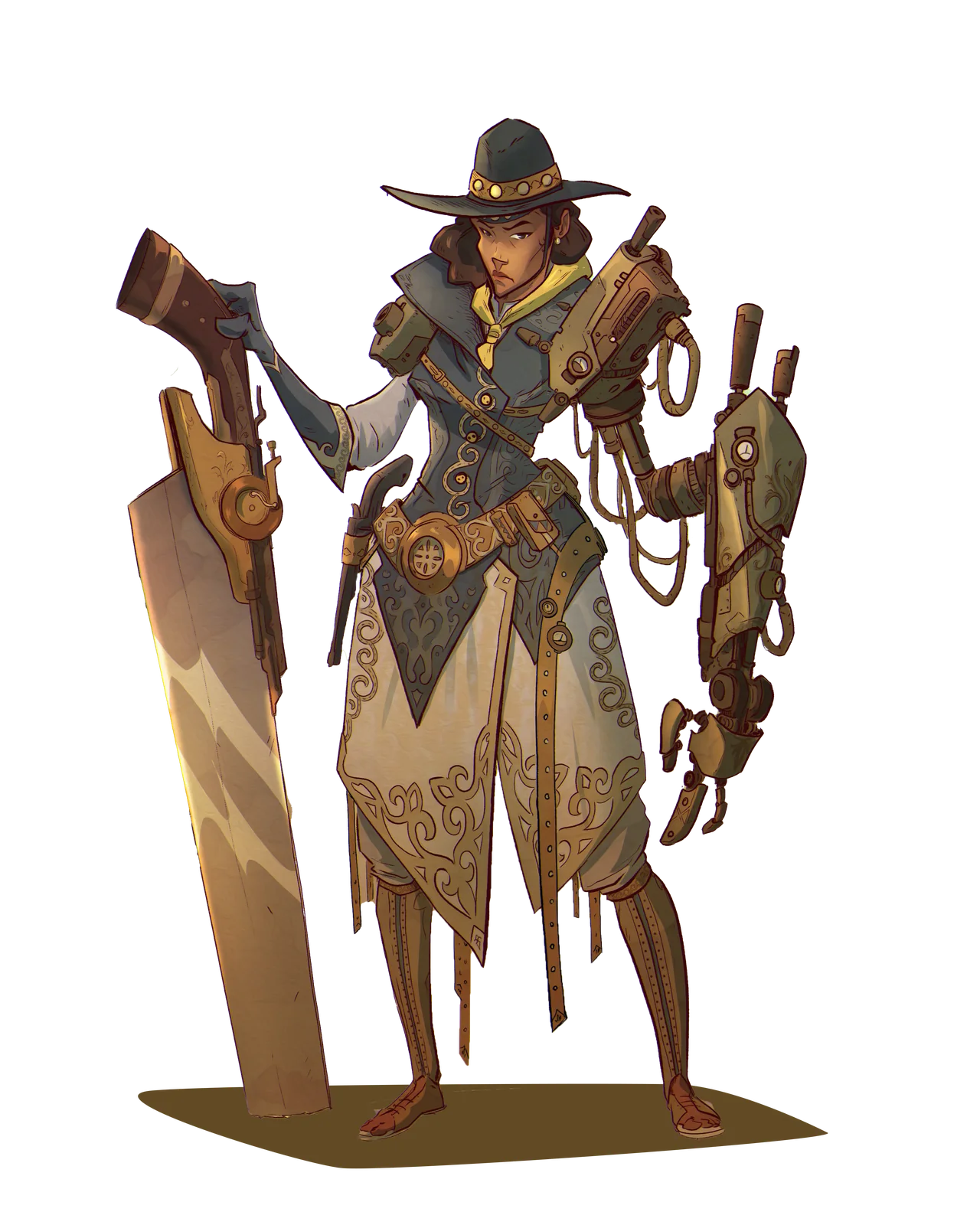 Agente Steampunk — Pintura Digital